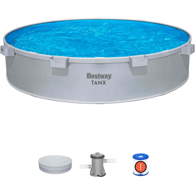 Стальной бассейн BESTWAY HYDRIUM 305x61см, 3790л 561RW BW